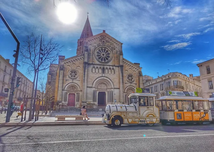 060 - Le Littre - 1 Chambre, Central, Proche Maison Carree, Clim, 4personnes Διαμέρισμα